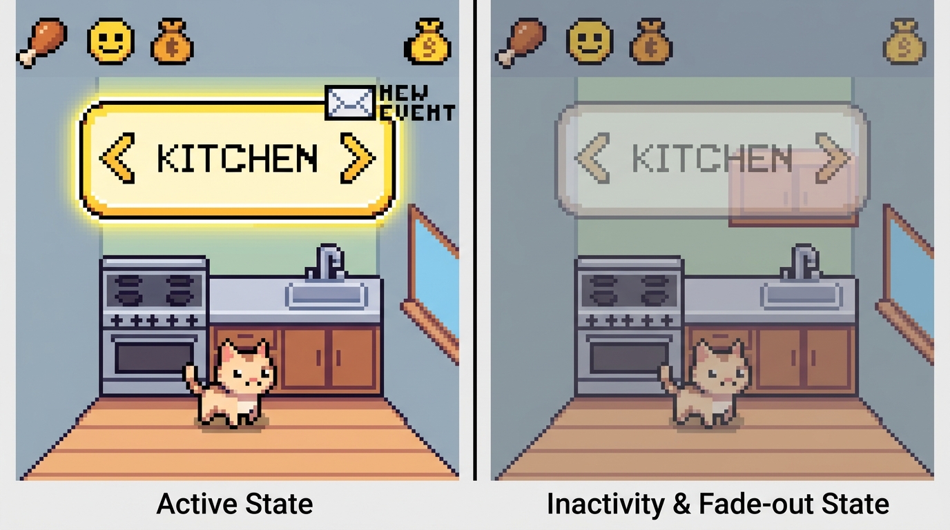 Concept art of the HibiTomo room decoration