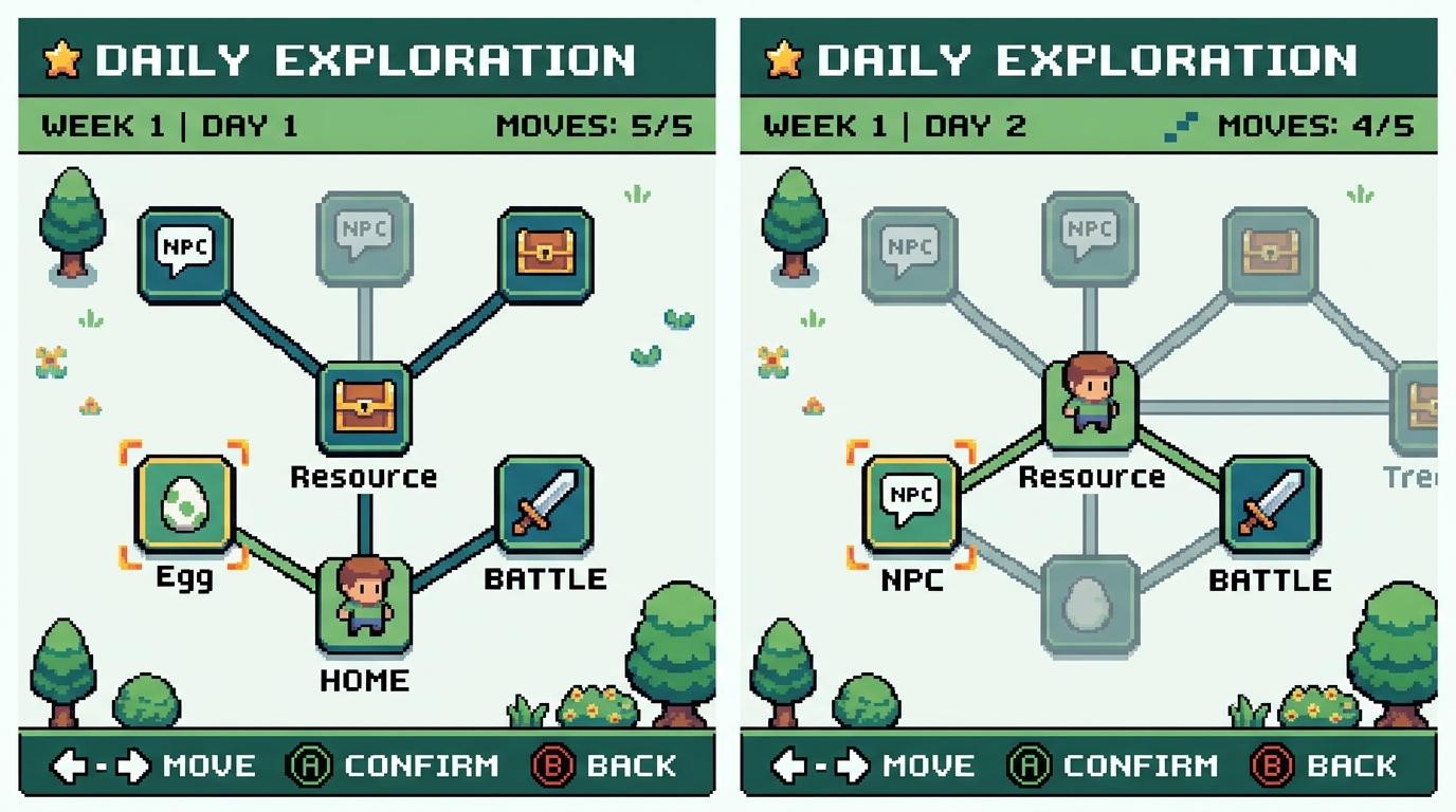 Concept art of the HibiTomo overworld